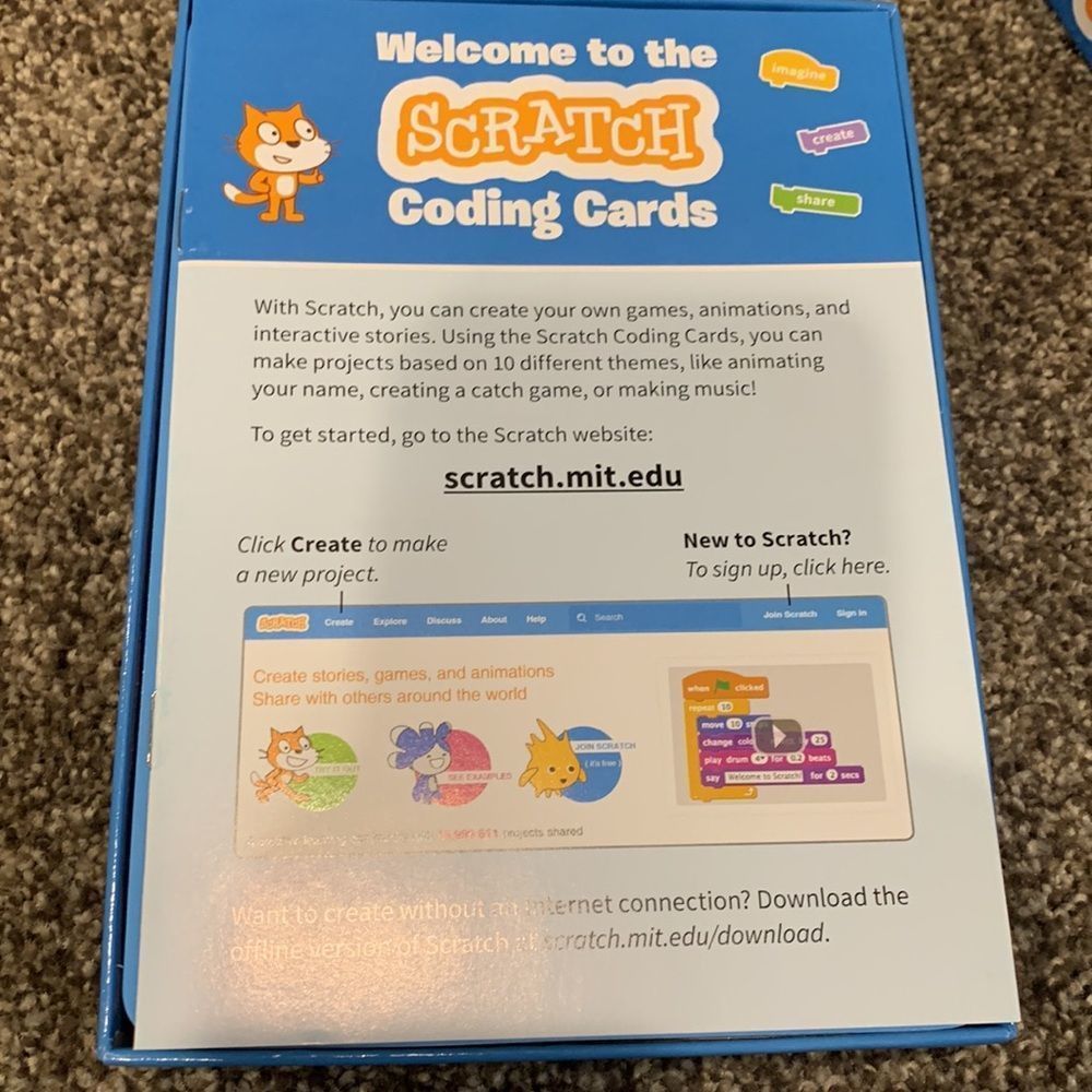 Scratch Coding Cards for kids - Picture 3 of 3